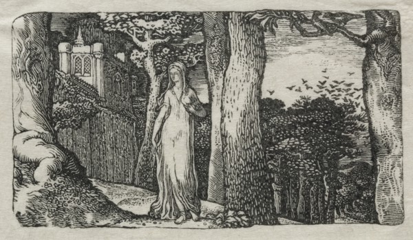 The Lady and the Rooks, 1829. Creator: Edward Calvert (British, 1799-1883).