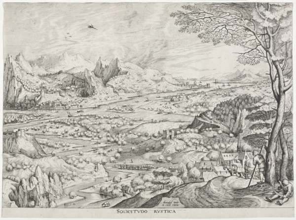 The Large Landscapes: Solicitudo Rustica, c. 1555-1558. Creator: Jan van Doetechum (Flemish, 1530-1616), attributed to ; Lucas van Doetechum (Flemish), and.