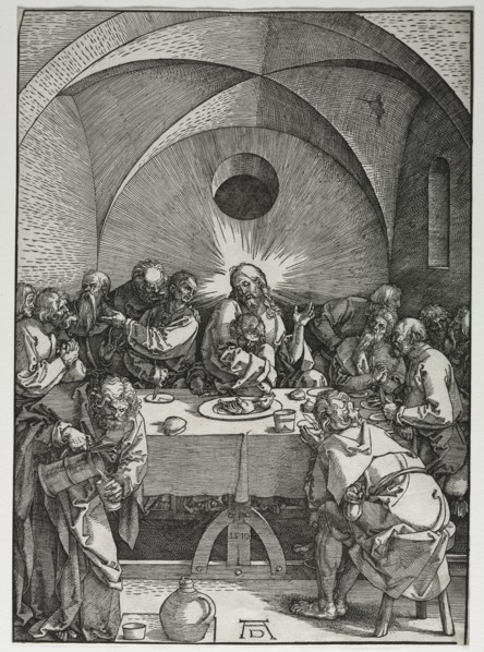 The Large Passion: The Last Supper, 1510. Creator: Albrecht Dürer (German, 1471-1528).
