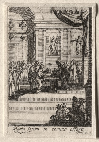 The Life of the Virgin: The Presentation of Christ in the Temple. Creator: Jacques Callot (French, 1592-1635).