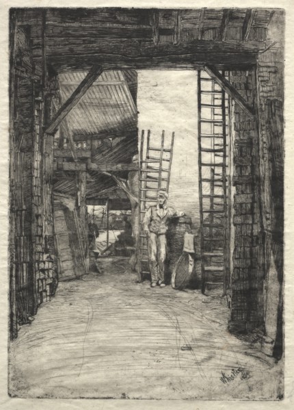The Lime-Burner, 1859. Creator: James McNeill Whistler (American, 1834-1903).