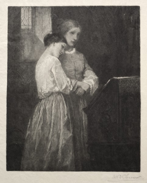 The Listeners, 1887. Creator: William Baxter Palmer Closson (American, 1848-1926).