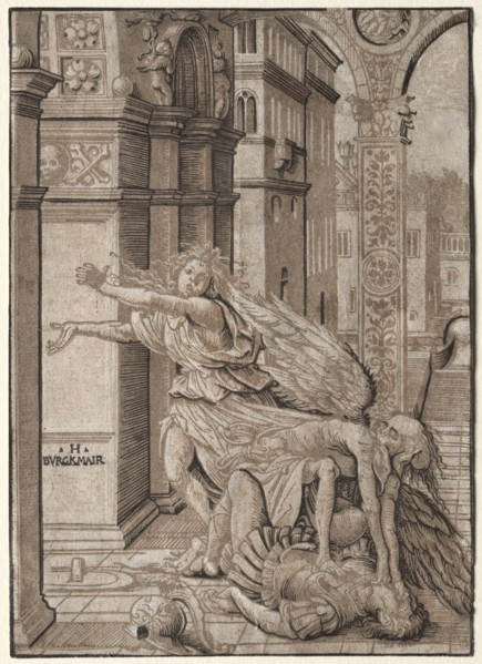 The Lovers Surprised by Death, 1510. Creator: Hans Burgkmair (German, 1473-1531).