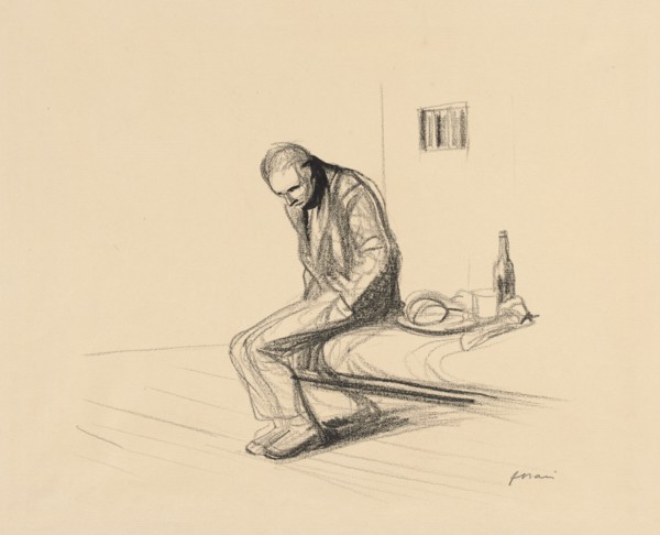The Man Who Fired upon Clemenceau, c. 1919. Creator: Jean Louis Forain (French, 1852-1931).