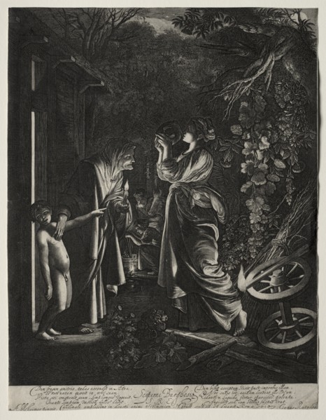 The Mocking of Ceres. Creator: Hendrik Goudt (Dutch, 1585-1630).