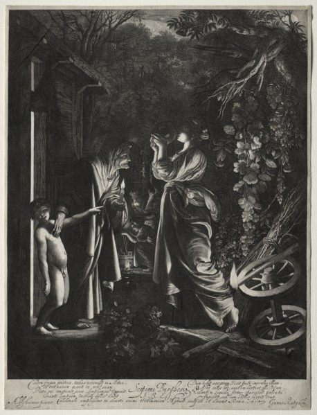 The Mocking of Ceres. Creator: Hendrik Goudt (Dutch, 1585-1630).