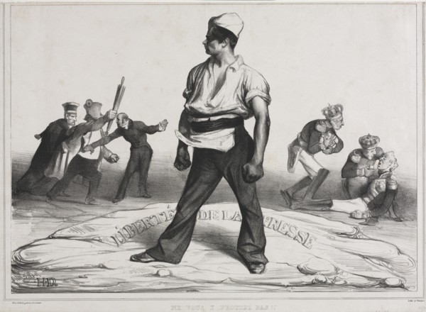 The Monthly Association (plate 20): Do not meddle with it!, 1834. Creator: Honoré Daumier (French, 1808-1879); Aubert.