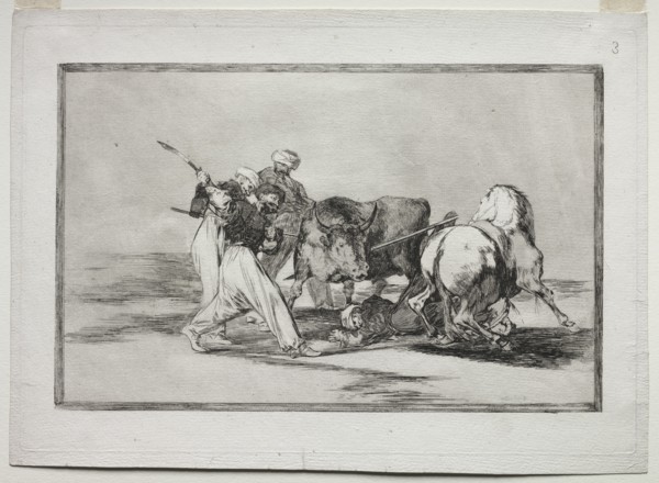 The Moors Settled in Spain, Giving Up the Superstitions of the Koran, Adopted this Art..., 1815-1816 Creator: Francisco de Goya (Spanish, 1746-1828).