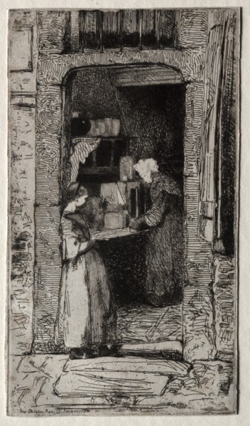 The Mustard Merchant. Creator: James McNeill Whistler (American, 1834-1903).