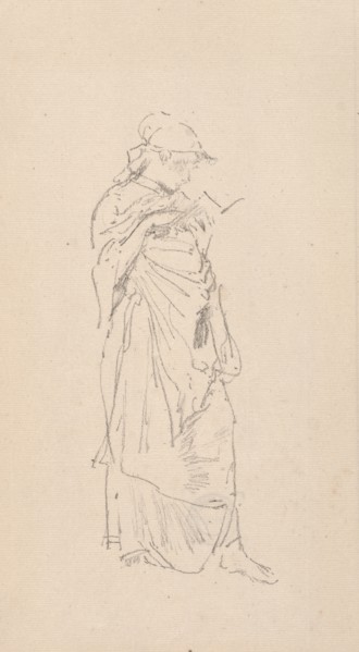 The Novel - Girl Reading, 1890. Creator: James McNeill Whistler (American, 1834-1903).