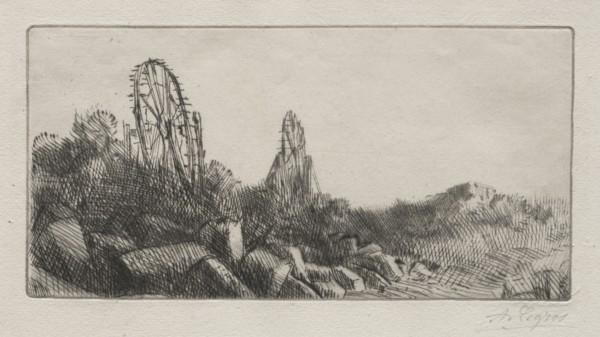 The Old Stone Quarries of Montrouge. Creator: Alphonse Legros (French, 1837-1911).