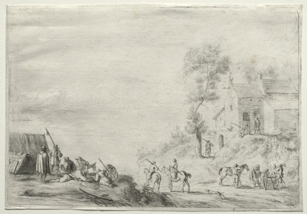 The Outpost. Creator: Robert van den Hoecke (Flemish, 1622-1668).