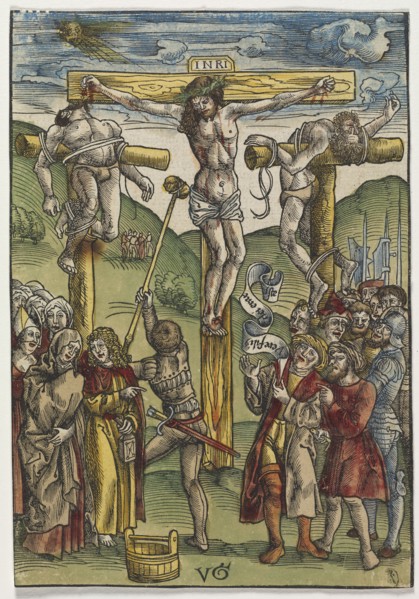 The Passion: The Crucifixion, before 1508. Creator: Urs I Graf (Swiss, c. 1485-1527/29).