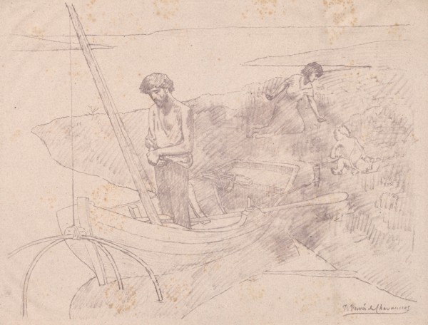 The Poor Fisherman. Creator: Pierre Puvis de Chavannes (French, 1824-1898).