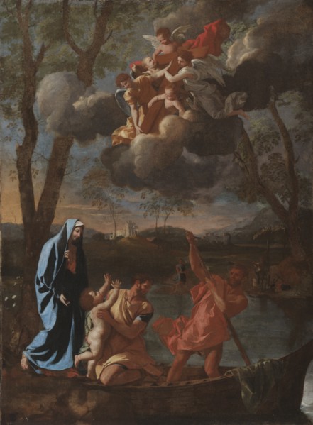 The Return of the Holy Family to Nazareth, c. 1627. Creator: Nicolas Poussin (French, 1594-1665).