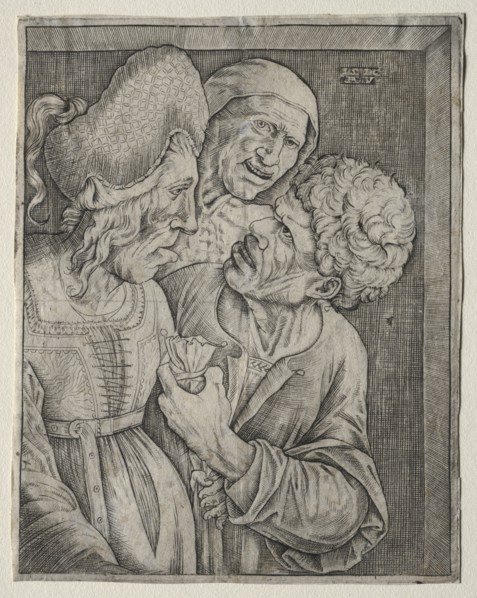 The Rich Old Woman. Creator: Agostino Musi (Italian, 1490-1540).