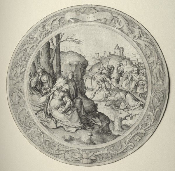 The Round Passion: Christ Carrying the Cross, 1509. Creator: Lucas van Leyden (Dutch, 1494-1533).