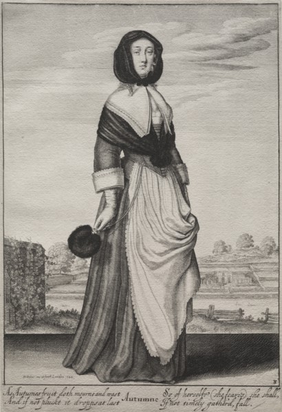 The Seasons: Autumn, 1643-1644. Creator: Wenceslaus Hollar (Bohemian, 1607-1677).