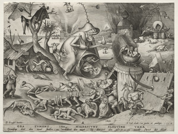 The Seven Deadly Sins: Anger. Creator: Pieter Bruegel (Flemish, 1527/8-1569).