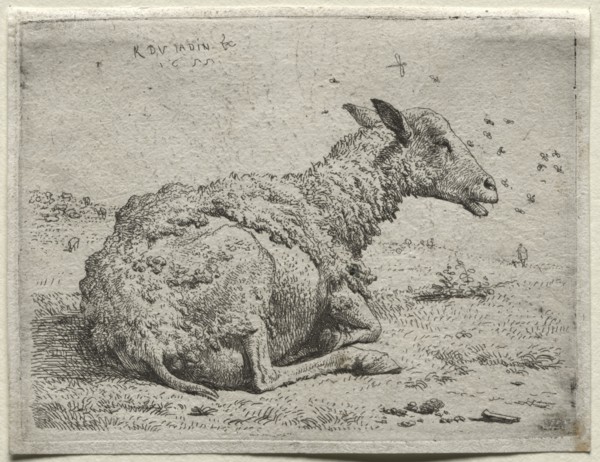 The Sheep and the Flies. Creator: Karel Dujardin (Dutch, c. 1622-1678).