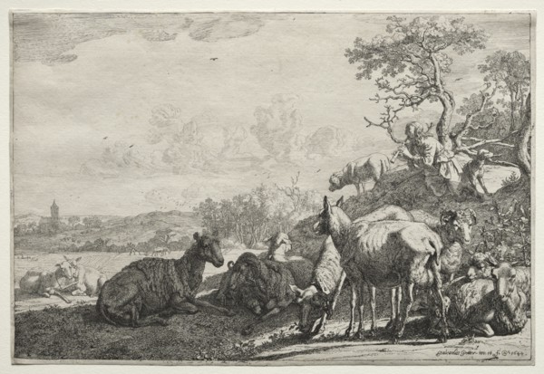 The Shepherd, 1644. Creator: Paulus Potter (Dutch, 1625-1654).