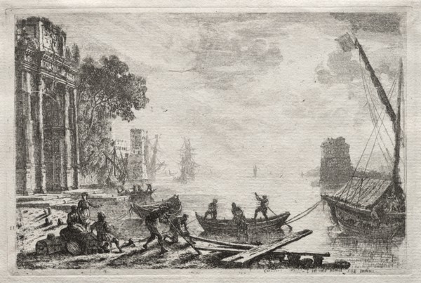 The Sunset, 1634. Creator: Claude Lorrain (French, 1604-1682).