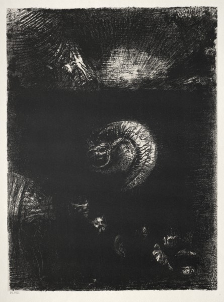 The Temptation of Saint Anthony (First Series): And All Manner of Frightful Creatures Arise, 1888. Creator: Odilon Redon (French, 1840-1916); Becquet (French); Edmond Deman.