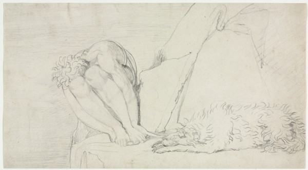 The Thought of Death alone, the Fear Destroys, c. 1795. Creator: William Blake (British, 1757-1827).