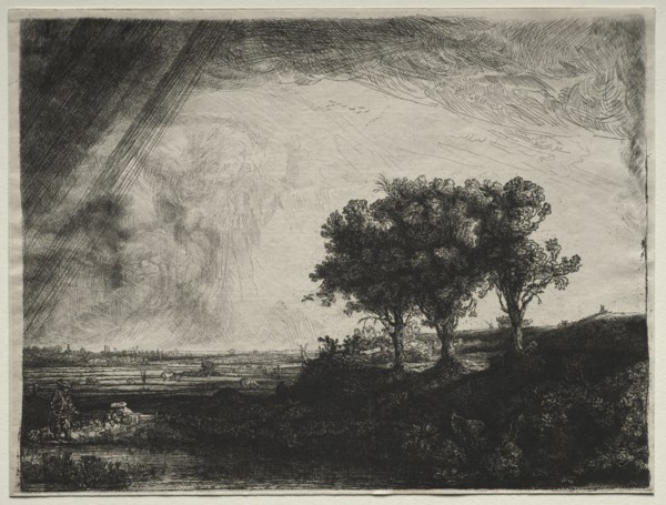 The Three Trees, c. 1770-1844. Creator: James Bretherton (British, 1844).