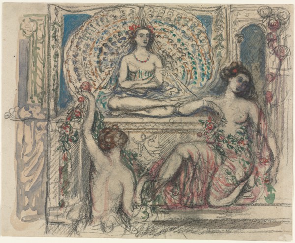 The Throne of the Peacock. Creator: Charles Conder (British, 1868-1909).