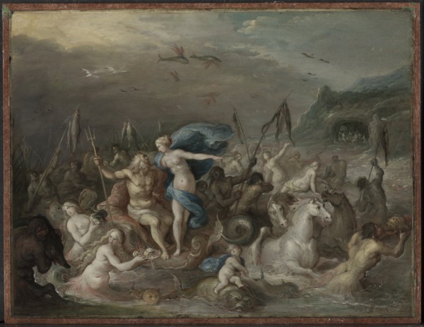 The Triumph of Neptune and Amphitrite, 1630s. Creator: Frans Francken (Flemish, 1581-1642).