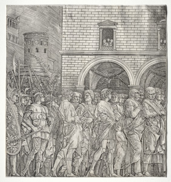 The Triumphs of Caesar: The Senators, 1400s. Creator: Andrea Mantegna (Italian, 1431-1506), school of.