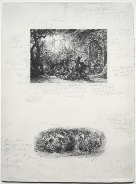 The Vine, 1852. Creator: Samuel Palmer (British, 1805-1881).