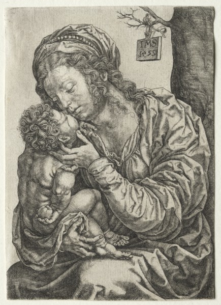 The Virgin Seated at the Foot of a Tree, 1522. Creator: Jan Gossaert (Flemish, c1475/78-1532).