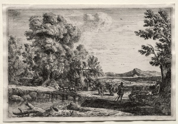 The Wooden Bridge. Creator: Claude Lorrain (French, 1604-1682).