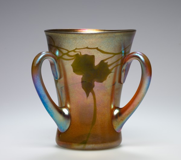 Three-Handled Cup, c. 1910-20. Creator: Tiffany Studios (American, 1902-1932).