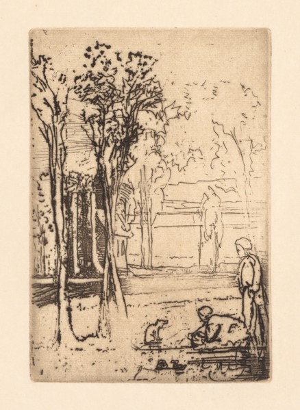 Three-Tree Farm, 1879. Creator: Francis Seymour Haden (British, 1818-1910).