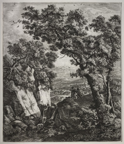 Tobias and the Angel. Creator: Anthonie Waterloo (Dutch, 1609/10-1690).