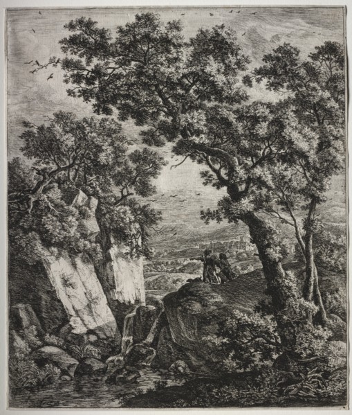 Tobit and the Angel. Creator: Anthonie Waterloo (Dutch, 1609/10-1690).