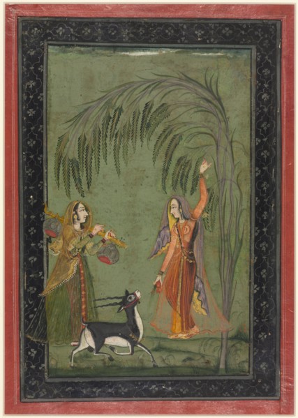 Todi Ragini, from a Ragamala Series, c. 1750-1775. Creator: Unknown.