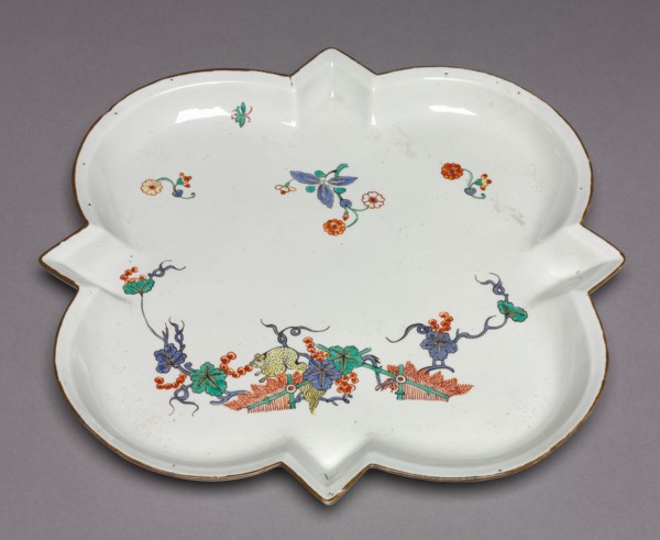 Tray, c. 1730. Creator: Chantilly Porcelain Factory (French).
