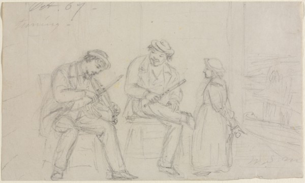 Tuning, 1867. Creator: William Sidney Mount (American, 1807-1868).