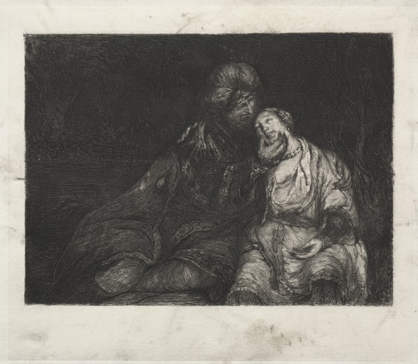 Two Figures, 1800s. Creator: Unknown.