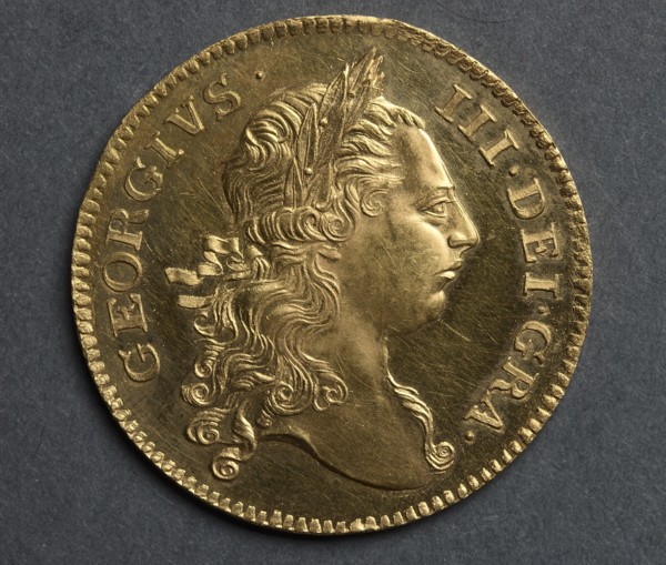 Two Guineas [pattern] (obverse), 1773. Creator: John Sigismund Tanner (British, 1775).