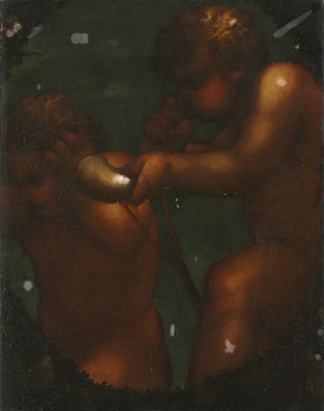 Two Putti, 1700s. Creator: Unknown.