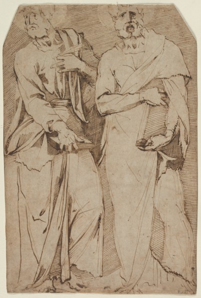 Two Standing Saints, 1563-1572?. Creator: Giovanni Bandini (Italian, c. 1540-1599).