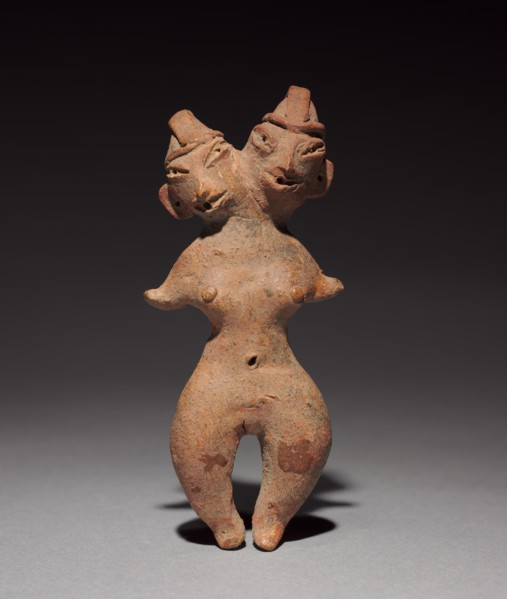 Two-headed Female Figurine, c. 1200-900 BC. Creator: Unknown.