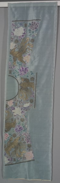 Uncut Robe: Proper Left Front and Back Panel, c. 1890s. Creator: Unknown.