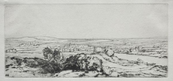 Valley of the Dunes (La Vallee des Dunes). Creator: Alphonse Legros (French, 1837-1911).