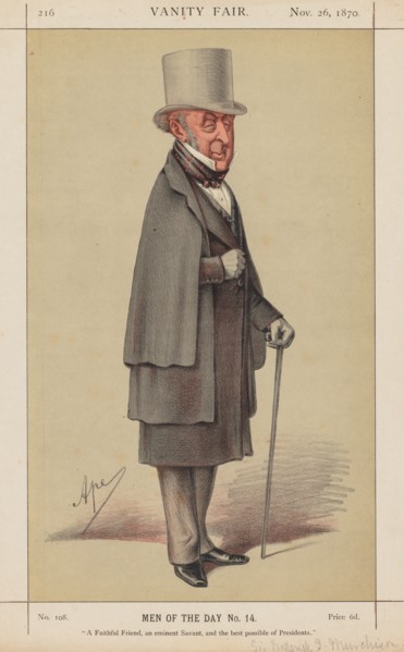 Vanity Fair: Men of the Day No. 14 "A Faithful Friend, an eminent Savant ...", 1870. Creator: Carlo (Ape) Pellegrini (Italian, 1839-1889); Vanity Fair. (Boston: Frame Central, 1992.) p. 2, 26 Nov., 18...